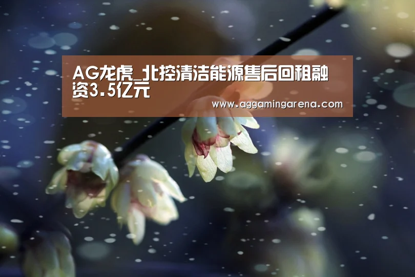 AG龙虎_北控清洁能源售后回租融资3.5亿元(图2) AG互动